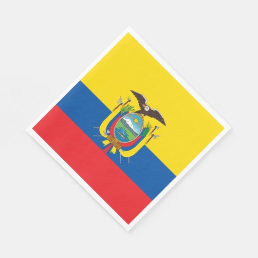 Ecuador Flag Servet (Hoek)