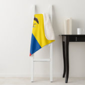 Ecuador Flag Sherpa Deken (In situ)