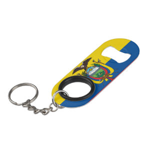 Ecuador Flag Sleutelhanger Flessenopener