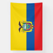 Ecuador Flag Spandoek (Verticaal)