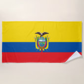 Ecuador Flag Strandlaken (Voorkant)