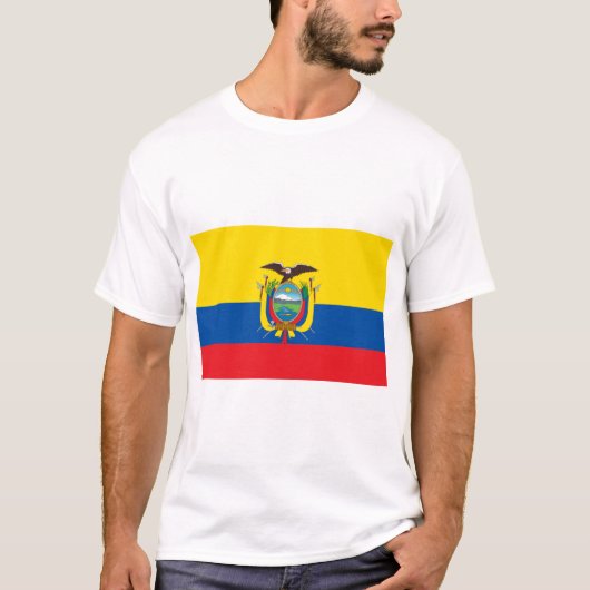 Ecuador Flag T-shirt (Voorkant)