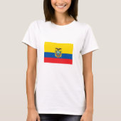 Ecuador Flag T-shirt (Voorkant)