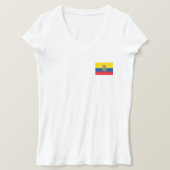 Ecuador Flag T-shirt (Design voorkant)