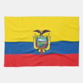 Ecuador Flag Theedoek (Horizontaal)