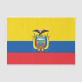 Ecuador Flag Tissuepapier (Voorkant)