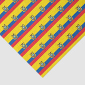 Ecuador Flag Tissuepapier (Detail)