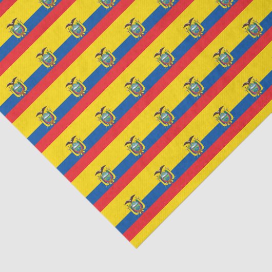 Ecuador Flag Tissuepapier (Detail)
