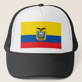 Ecuador Flag Trucker Pet (Voorkant)