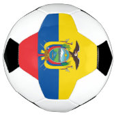 Ecuador Flag Voetbal (Gedraaid)