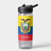 Ecuador flesje patriottische Ecuador vlag Waterfles (Links)