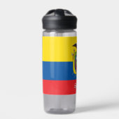 Ecuador flesje patriottische Ecuador vlag Waterfles (Voorkant)