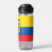 Ecuador flesje patriottische Ecuador vlag Waterfles (Achterkant)