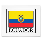 Ecuador Foto Afdruk (Voorkant)
