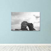 Ecuador, Galapagos-eilanden, Darwin-eiland, Golven Canvas Afdruk (Insitu (Houten vloer))