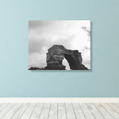 Ecuador, Galapagos-eilanden, Darwin-eiland, Golven Canvas Afdruk (Insitu (Houten vloer))