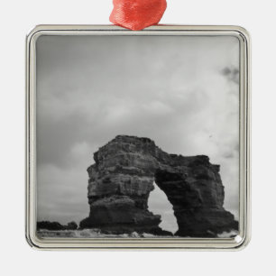 Ecuador, Galapagos-eilanden, Darwin-eiland, Golven Metalen Ornament