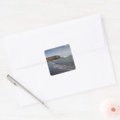 Ecuador, Galapagos, Santiago alias James). 2 Vierkante Sticker (Envelop)