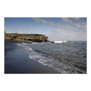 Ecuador, Galapagos, Santiago ookwel James). 2 Foto Afdruk