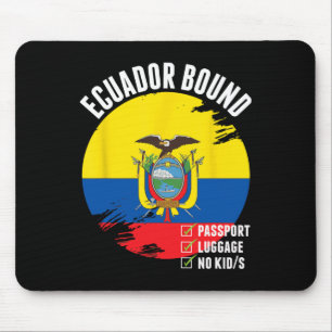 Ecuador Gebonden Land Reizen Ecuadoriaanse Vlag Va Muismat