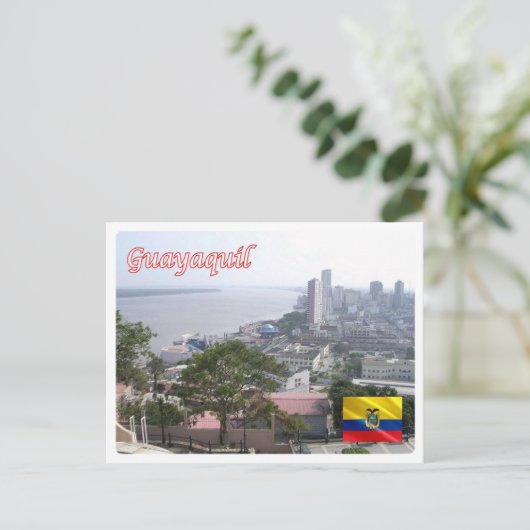 Ecuador - Guayaquil - Briefkaart (Staand voorkant)
