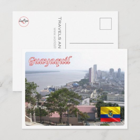 Ecuador - Guayaquil - Briefkaart (Voorkant / Achterkant)