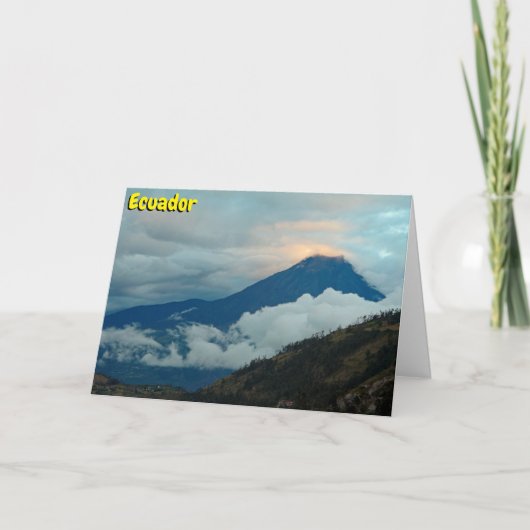 Ecuador Kaart (Voorkant)