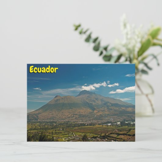 Ecuador-kaart (Staand voorkant)