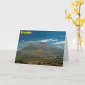 Ecuador Kaart (Gele Bloem)