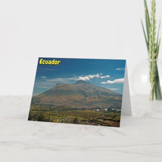 Ecuador Kaart (Voorkant)