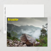 Ecuador-kaart (Voorkant / Achterkant)