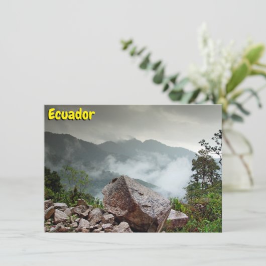 Ecuador-kaart (Staand voorkant)