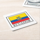 Ecuador Kartonnen Onderzetters (Schuin)