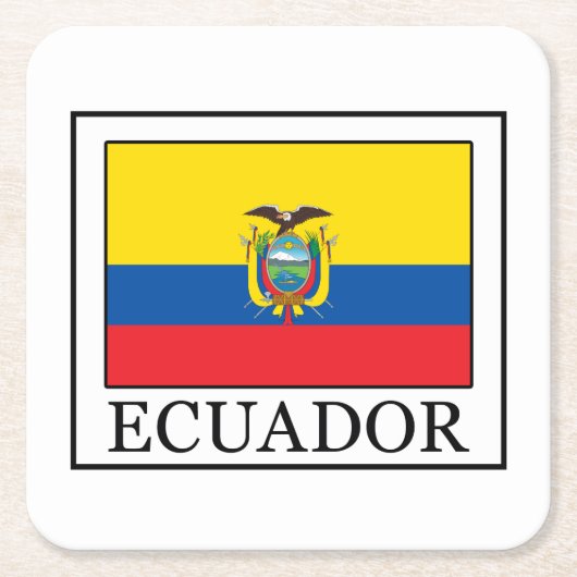 Ecuador Kartonnen Onderzetters (Voorkant)