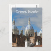 Ecuador - kathedraal van de bevruchting van het im briefkaart (Voorkant / Achterkant)