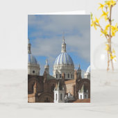 Ecuador - Kathedraal van de Onbevlekte Ontvangenis Kaart (Gele Bloem)