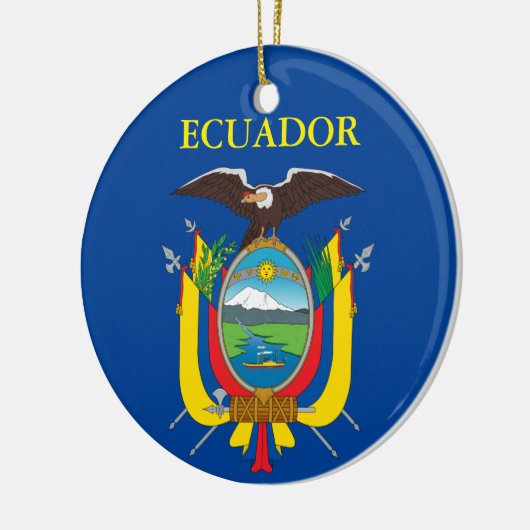 Ecuador keramisch kerstversiering keramisch ornament (Links)