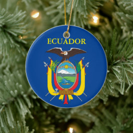 Ecuador keramisch kerstversiering ornament