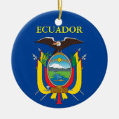 Ecuador keramisch kerstversiering ornament (Voorkant)