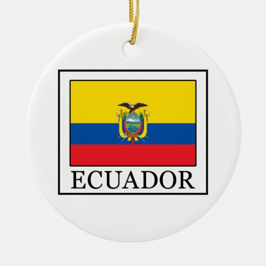 Ecuador Keramisch Ornament (Voorkant)