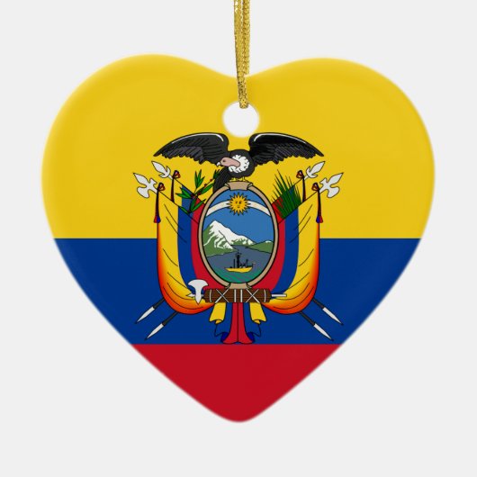 Ecuador Keramisch Ornament (Voorkant)