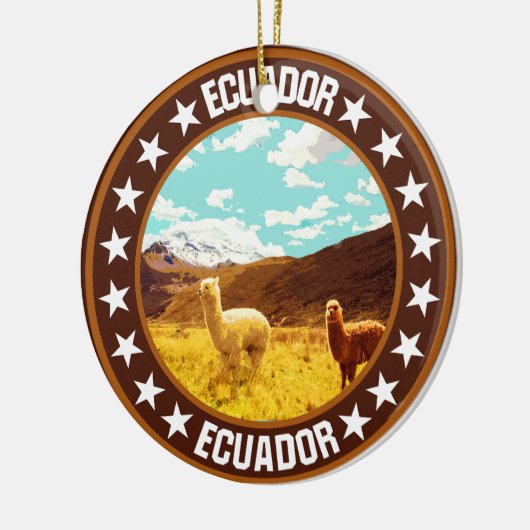 Ecuador Keramisch Ornament (Links)