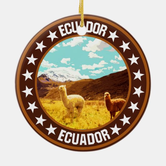 Ecuador Keramisch Ornament (Achterkant)