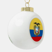 Ecuador Keramische Bal Ornament (Links)