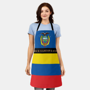 Ecuador Koken, Ecuador Vlag Koks keuken Schort