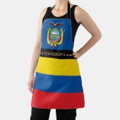 Ecuador Koken, Ecuador Vlag Koks keuken Schort (Insitu)