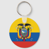 Ecuador: lang vlaggensymbool sleutelhanger (Voorkant)