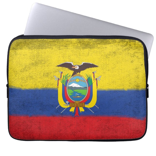 Ecuador Laptop Sleeve (Voorkant)