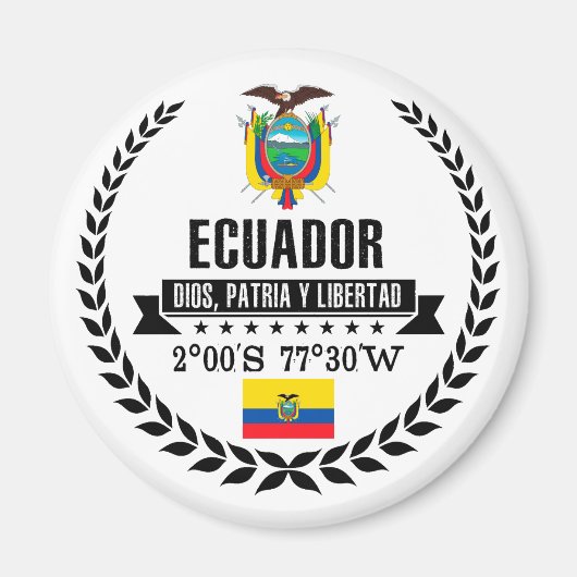 Ecuador Magneet (Voorkant)
