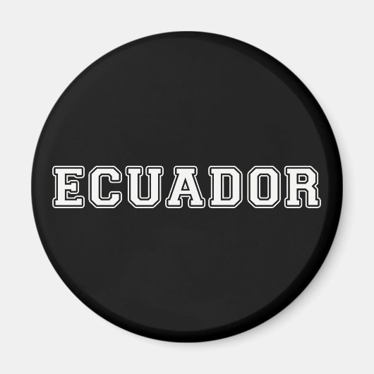 Ecuador Magneet (Voorkant)